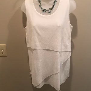 Chico’s Sleeveless White Top